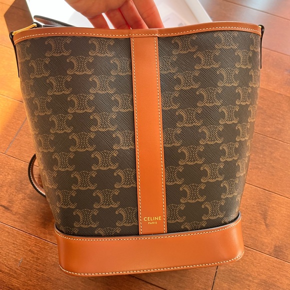 -SOLD- Celine Triomphe bucket bag - Picture 2 of 12